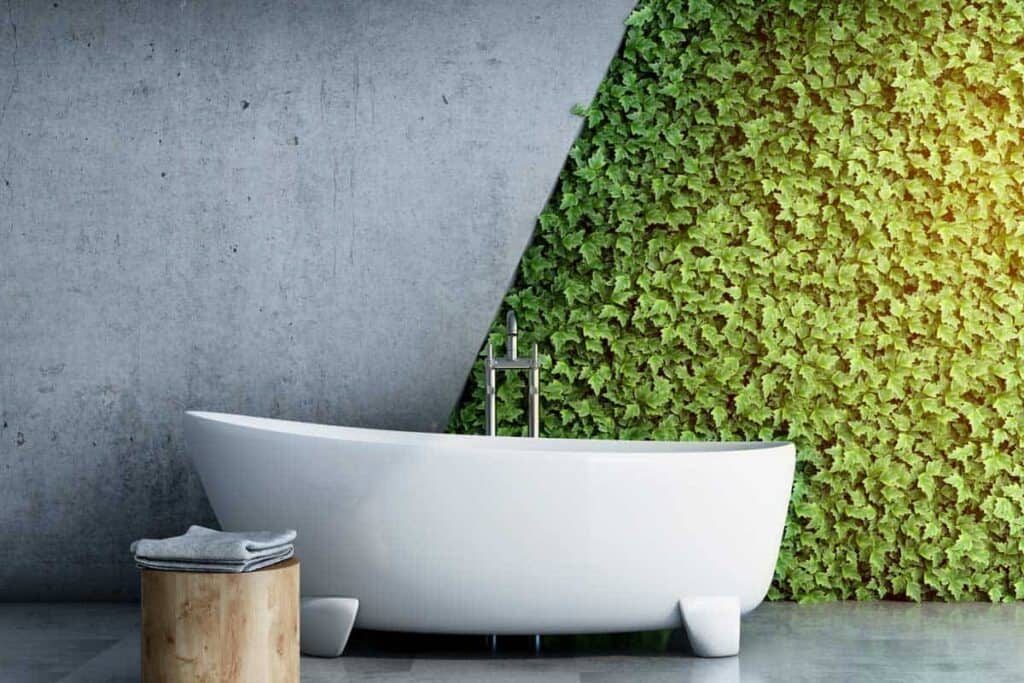 Living Green Wall In Bathroom - Be Closer To Nature By Decorating A Wall Space